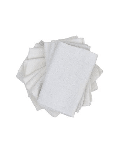 Whip-It Approved White Terry Cloth Cleaning Towels -12 Pack Bundle