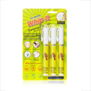 Whip-It Emergency Stain Pens 3 Pack- REFILLABLE PENS using Whip-It Concentrate