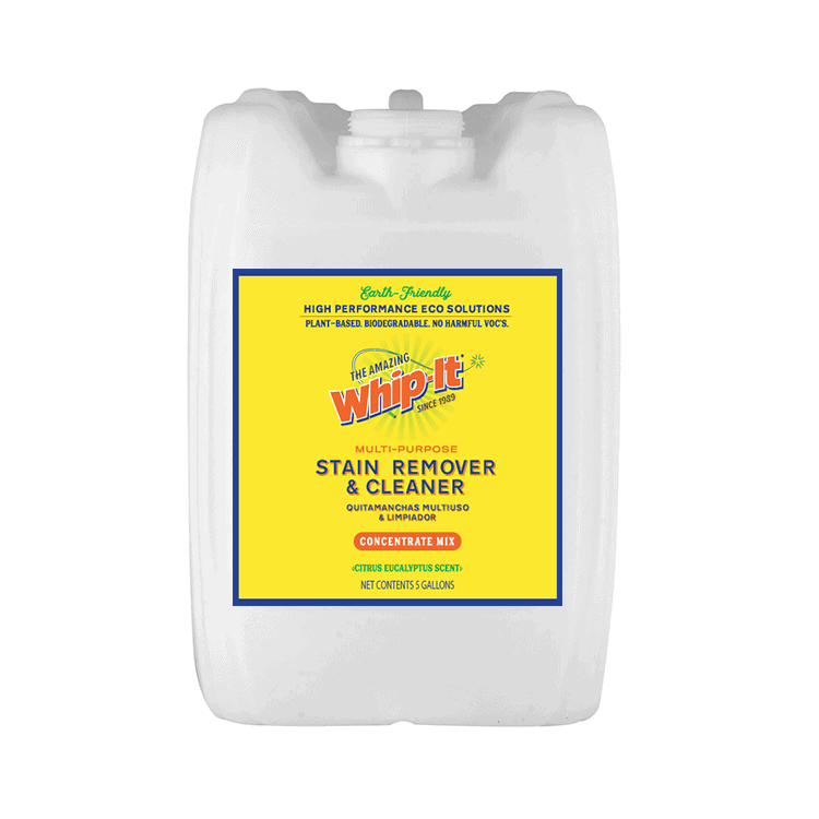 WhipIt MultiPurpose Stain Remover CONCENTRATE 5 Gallon Commercial